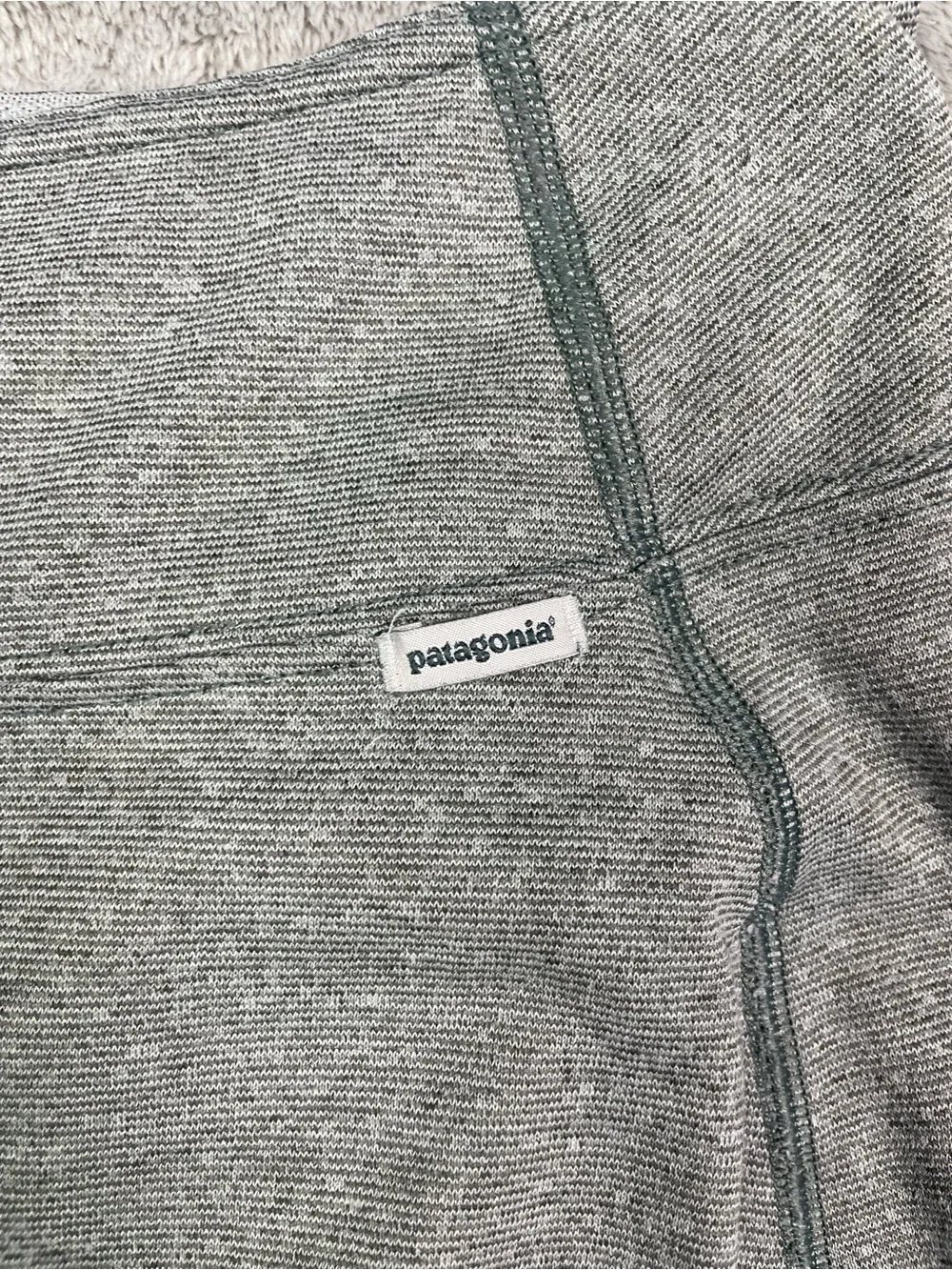 Patagonia Womens Capilene 3 Midweight Legging XL Gray Green Base Layer Pants - Picture 2 of 10